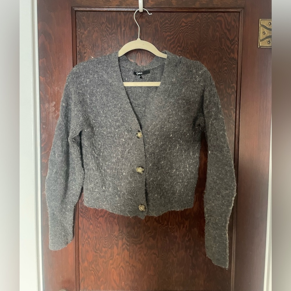 Quince Baby Alpaca wool cardigan size S excellent condition